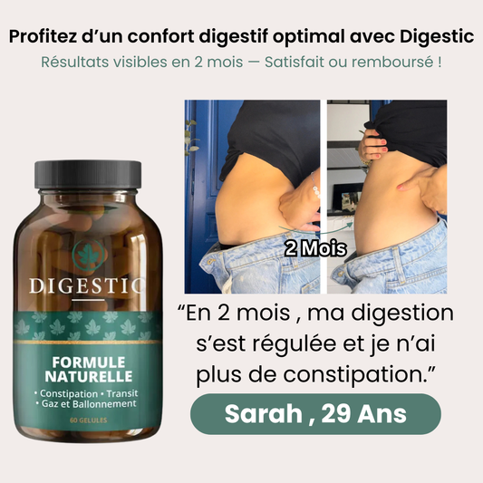 Digestic™ : votre allié naturel pour une digestion légère et un confort intestinal retrouvé