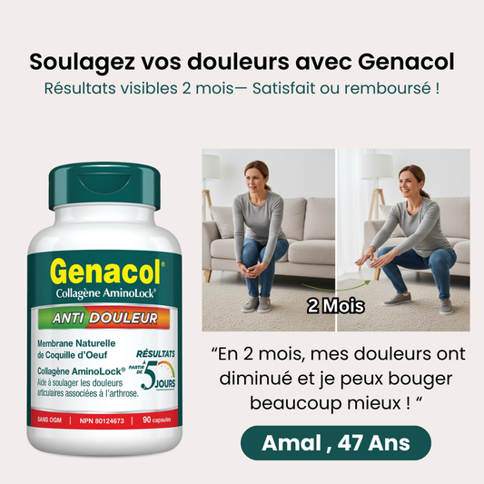 Genacol™ : La solution naturelle pour des articulations souples et sans douleur.