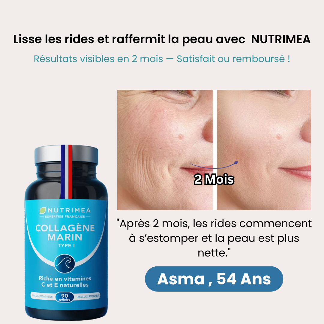 Nutrimea Collagen™ : Le secret d’une jeunesse éclatante et naturelle.