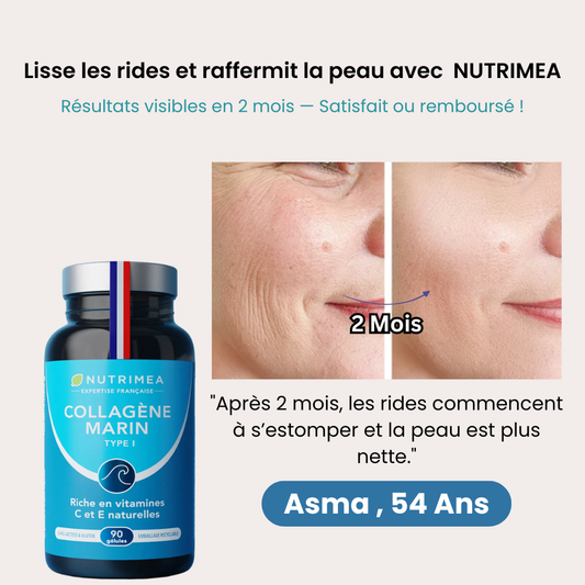 Nutrimea Collagen™ : Le secret d’une jeunesse éclatante et naturelle.